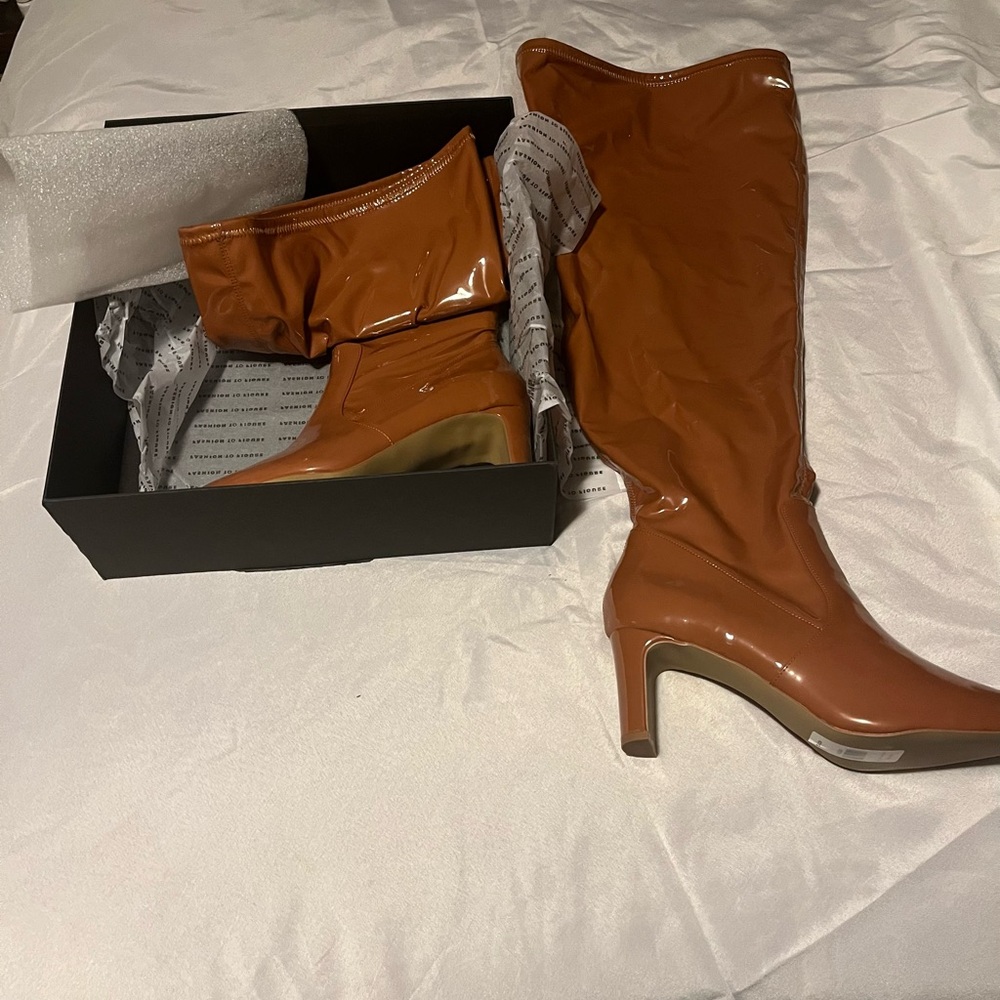 Stylish Tan Knee-High Boots